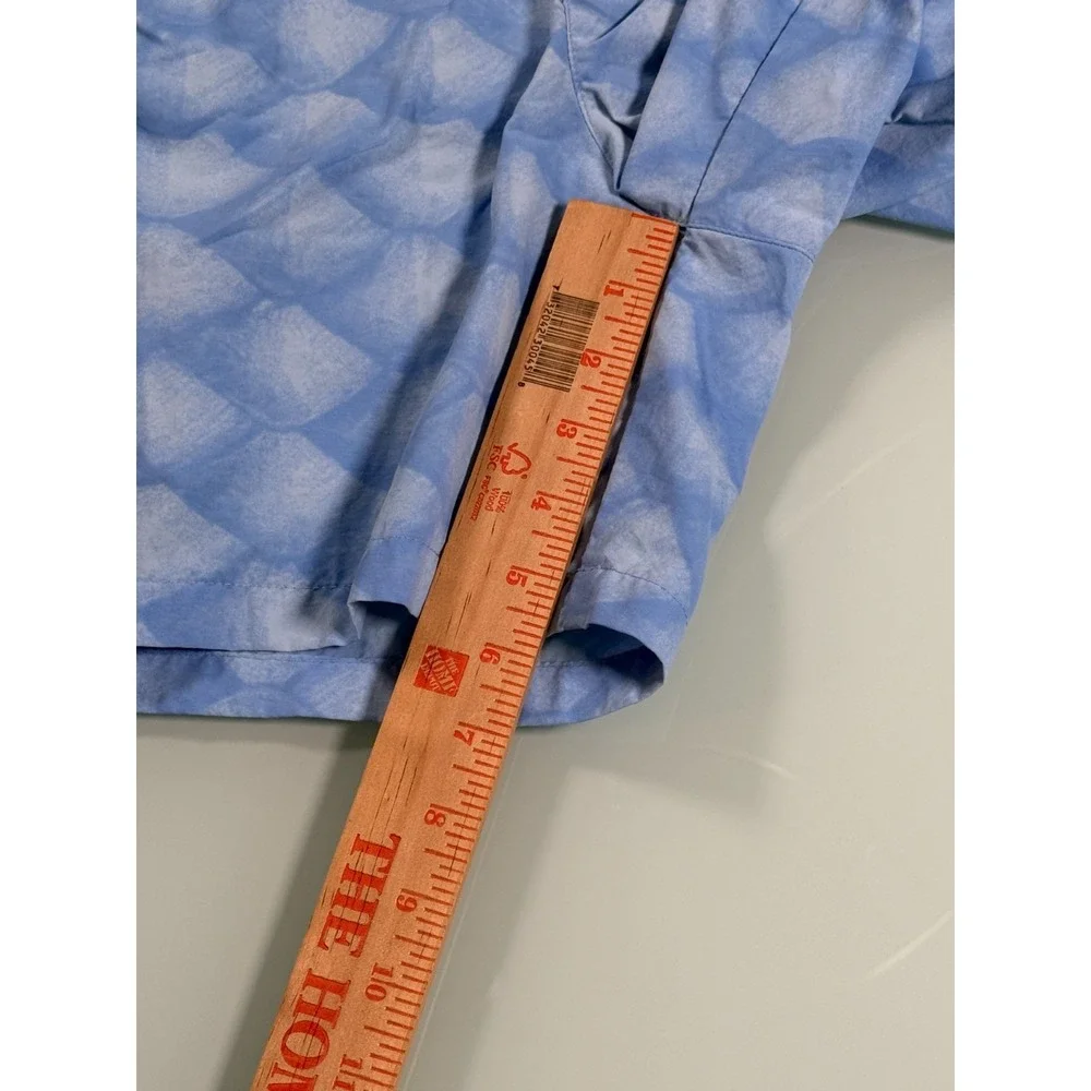 Columbia PFG Swim‎ Trunks Mens S Blue Pattern DadCore